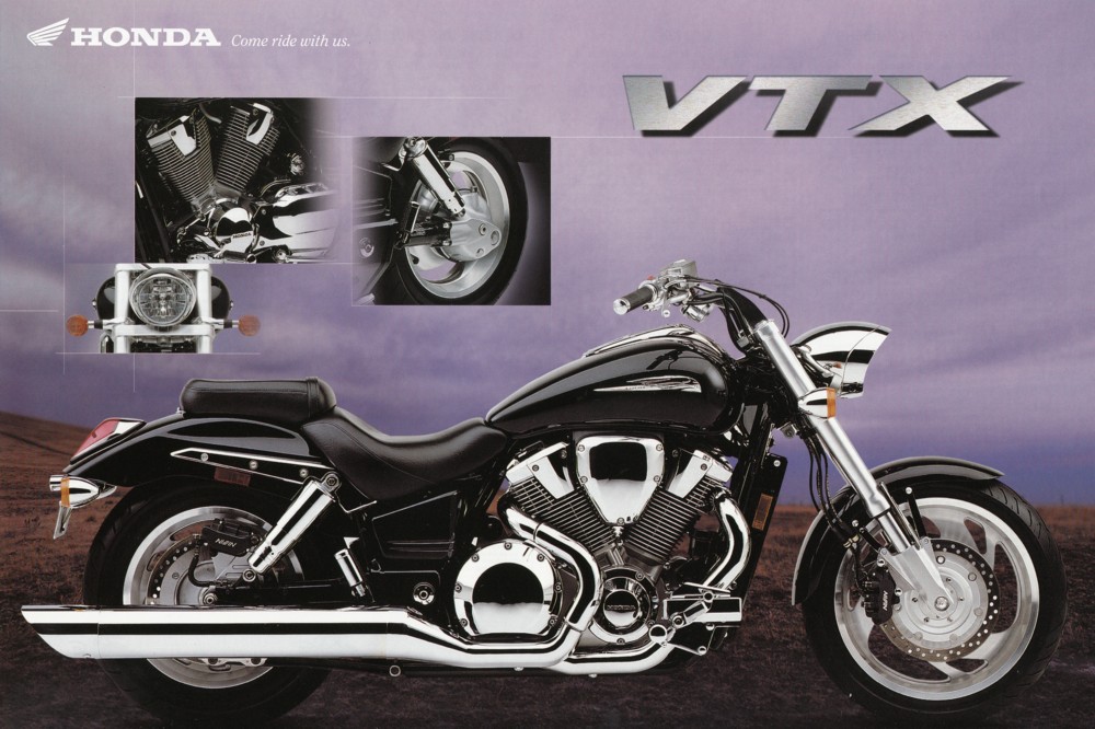 Prospekt Honda Vtx Prospekt Flyer Blatt Seiten Aus