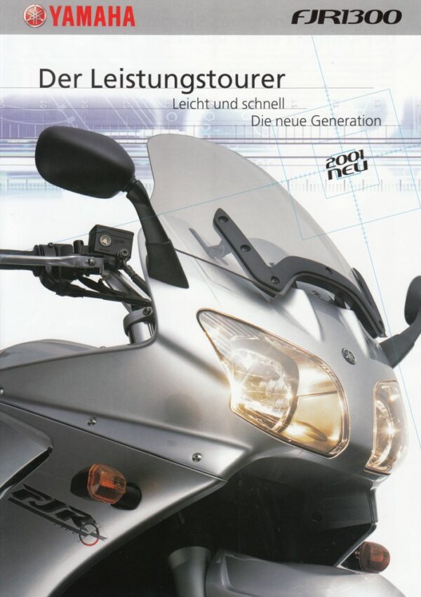 Prospekt brochure YAMAHA FJ 1300 2001