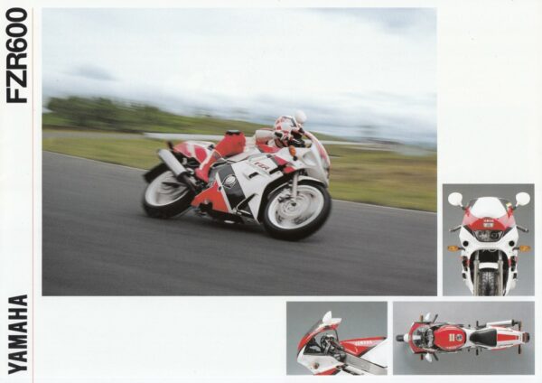 Prospekt brochure YAMAHA FZR 600 1992