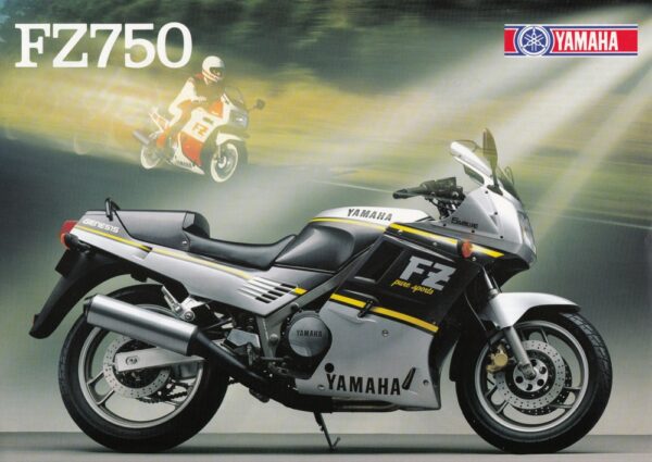 Prospekt flyer YAMAHA FZ 750 1988