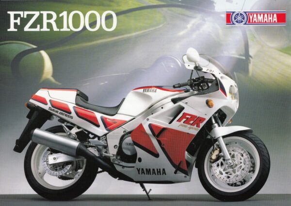 Prospekt flyer YAMAHA FZR 1000 1988