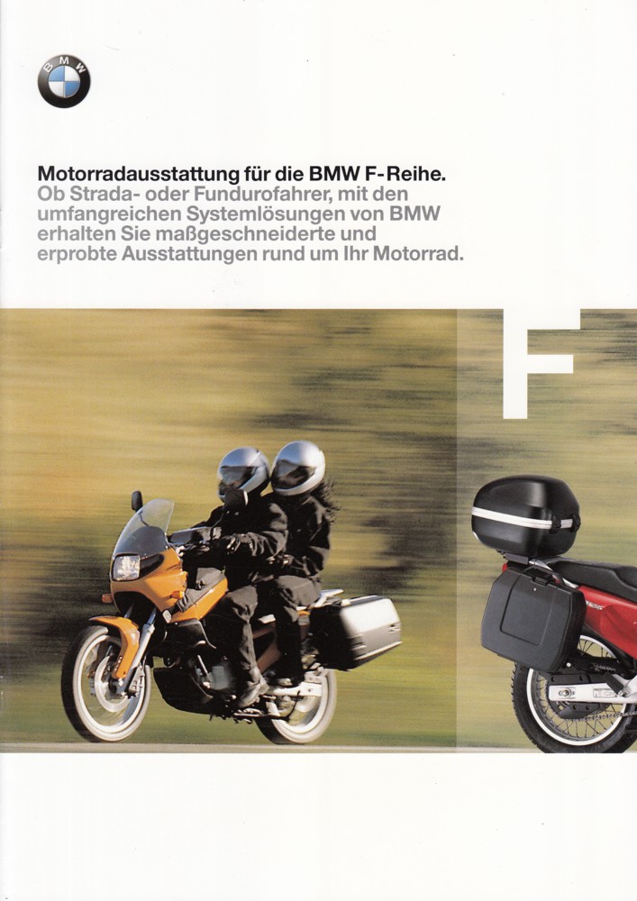 BMW F Reihe Motorradausstattung 1998