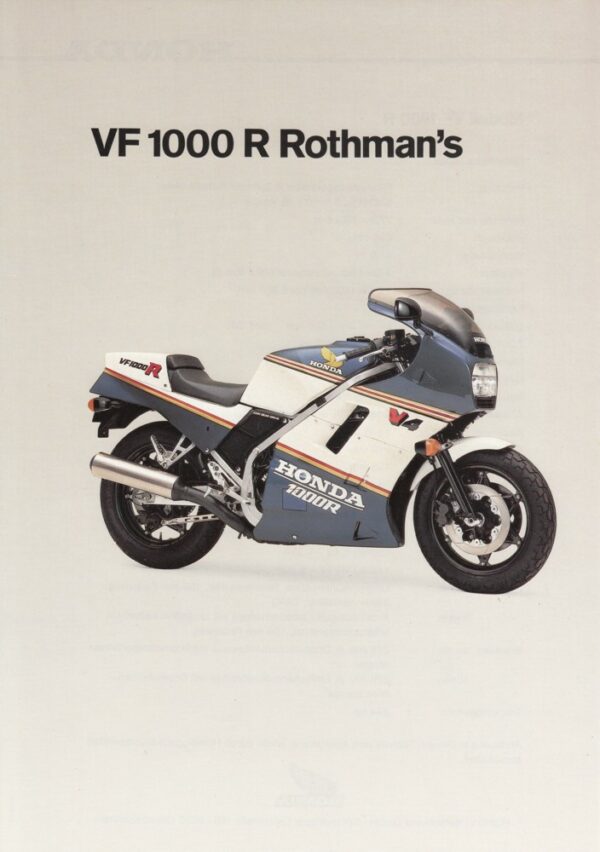 HONDA VF 1000 R Rothmans