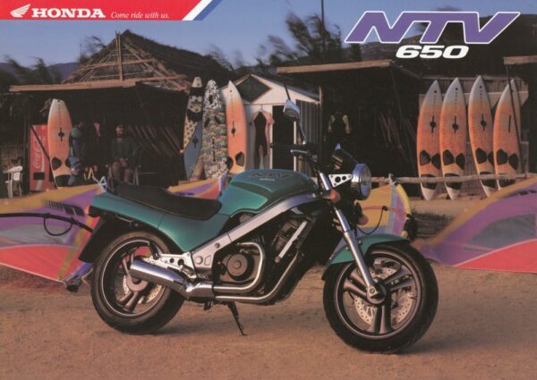 Prospekt brochure HONDA NTV 650 1992