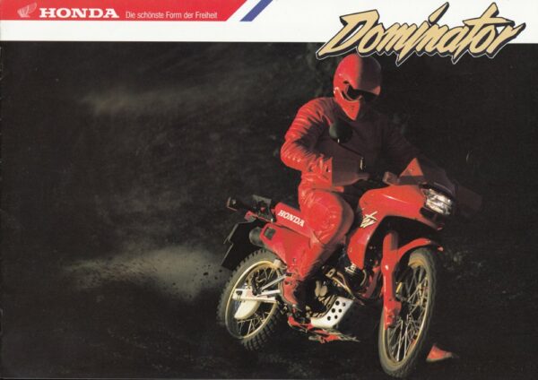 Prospekt brochure HONDA NX 650 Dominator 1990