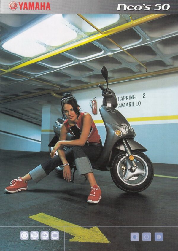YAMAHA Neo's 50 + Prospekt brochure + 4 Seiten + aus 2002