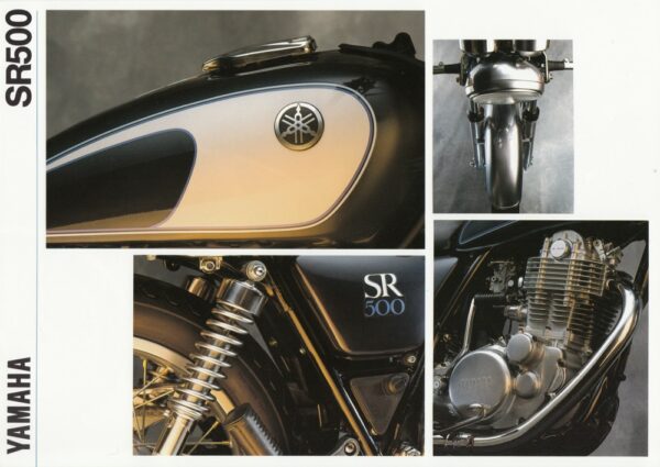 Prospekt brochure YAMAHA SR 500 1991