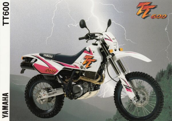 YAMAHA TRX 850 + Prospekt flyer + 1 Blatt / 2 Seiten + aus 1996
