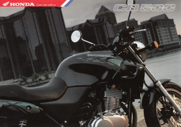 Prospekt flyer HONDA CB 500 Prospekt flyer 1993