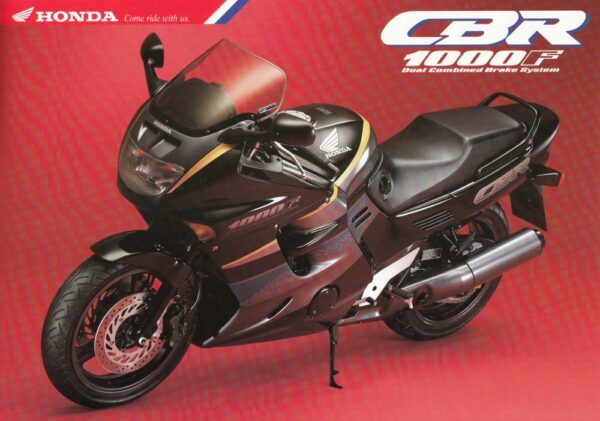 Prospekt flyer HONDA CBR 1000 F 1992