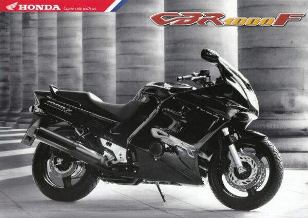 Prospekt flyer HONDA CBR 1000 F 1998