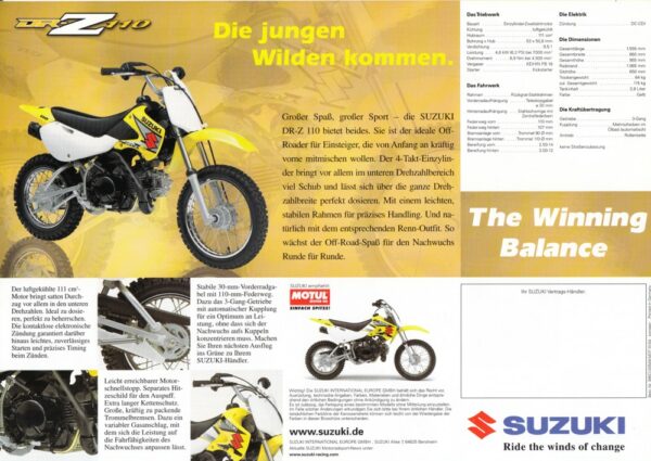 SUZUKI DR Z 110 JR80 50 2004