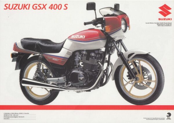 SUZUKI GSX 400 S 1980