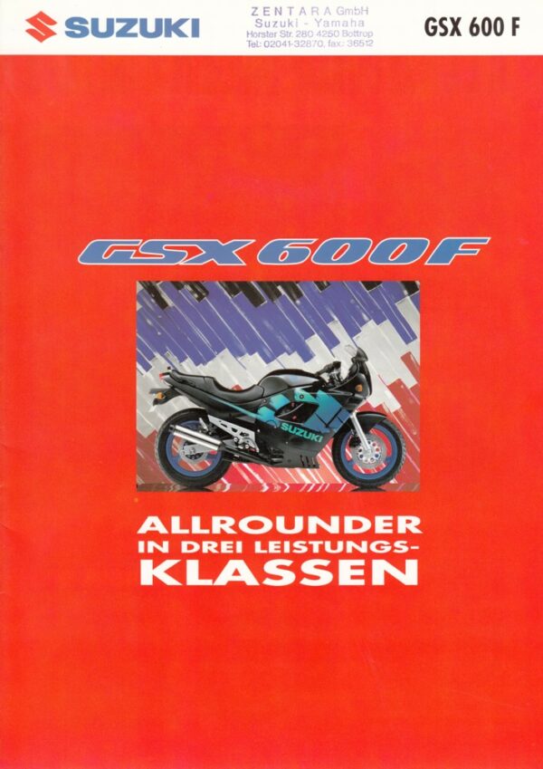 SUZUKI GSX 600 F 1992