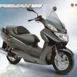SUZUKI Burgman 125 + Prospekt flyer + 1 Blatt / 2 Seiten + aus 1/2004