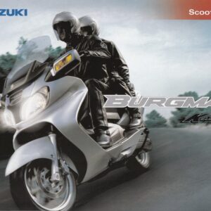 SUZUKI Burgman / Katana + Prospekt brochure + 8 Seiten + aus 12/2004