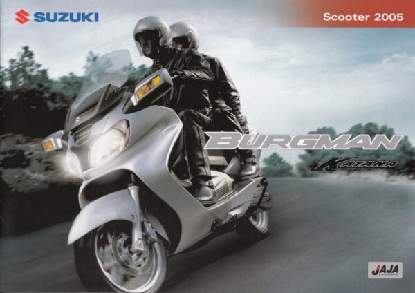 SUZUKI Burgman / Katana + Prospekt brochure + 8 Seiten + aus 12/2004