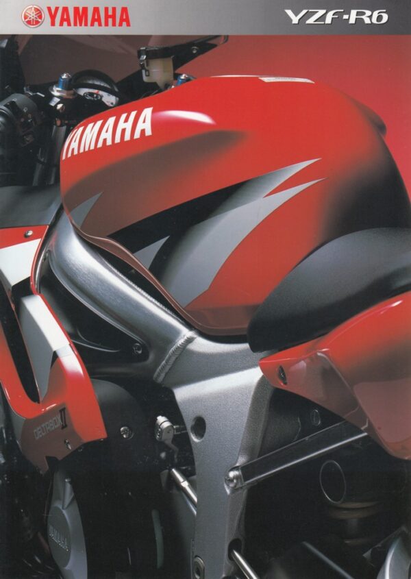 YAMAHA YZF-R6 + Prospekt brochure + 6 Seiten + aus 2002