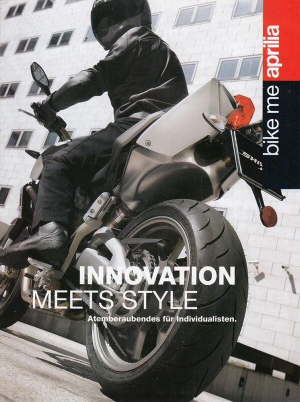 APRILIA + Motorräder Roller 2008 + Prospekt brochure + 8 Seiten