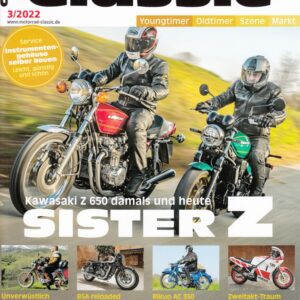 Motorrad Classic 3/2022 – Kawasaki Z 650, Yamaha TZR 250, Gold Star