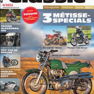 Motorrad Classic 6/2022 – Mètisse-Specials, Harley KRTT, Norton NRS 588