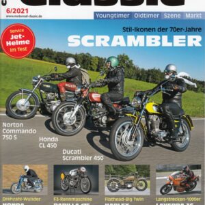 Motorrad Classic 6/2021 – Scrambler Norton, Honda, Ducati, Harley VL 1200