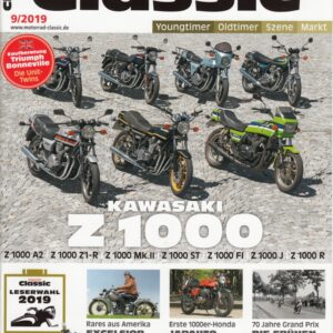 MOTORRAD Classic 9/2019 – Kawasaki Z 1000, Excelsior Super X, Japauto 1000 VX, Triumph Bonneville