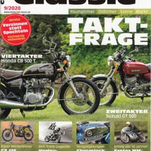 Motorrad Classic 9/2020 – Taktfrage: Honda CB 500 T vs. Suzuki GT 500