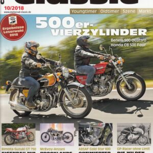 Motorrad Classic 10/2018 – 500er-Vierzylinder: Benelli 500 Quattro & Honda CB 500 Four