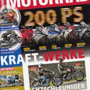 MOTORRAD 02/2015 - 200 PS Kraft-Werke, Fahrbericht Kawasaki Versys 650/1000, TOP-Test Honda Crossrunner
