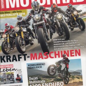 MOTORRAD 02/2016 - Kraft-Maschinen und Bestenliste 2016, alle Bikes, alle Tests