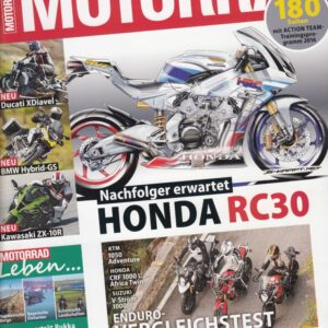 MOTORRAD 04/2016 - Honda RC30 Nachfolger erwartet, Enduro-Vergleichstest, Ducati XDiavel, BMW Hybrid-GS, Kawasaki ZX-10R