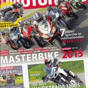 MOTORRAD 11/2015 - Masterbike 2015, BMW S 1000 XR, Ducati 1299 Panigale S, Top-Test Ducati Multistrada 1200 S