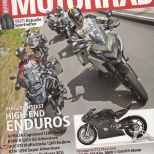 MOTORRAD 12/2016 + High-End Enduros Vergleichstest + Aprilia Caponord 1200 Rally + BMW R 1200 GS Adventure + Ducati Multistrada 1200 Enduro + KTM 1290 Super Adventure + Triumph Tiger Explorer XCA