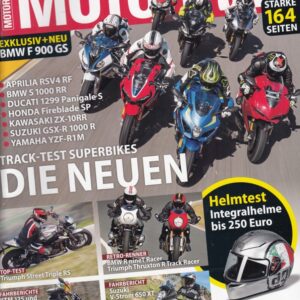 MOTORRAD 09/2017 - Track-Test Superbikes, BMW F 900 GS exklusiv, Helmtest Integralhelme bis 250 Euro