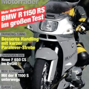MO BMW Motorräder – F 650 CS, R 1100 S, R 1150 RS – Sonderheft 5, Herbst 2001