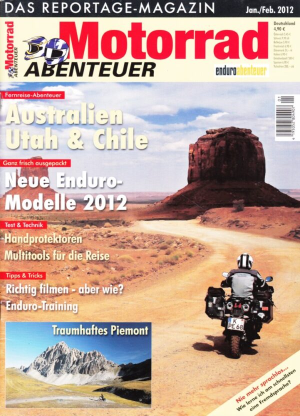 Motorrad ABENTEUER 1/2 2012 – Triumph Tiger Explorer; Honda VFR Crosstourer; KTM Freeride 350; Test Honda NC 700 X
