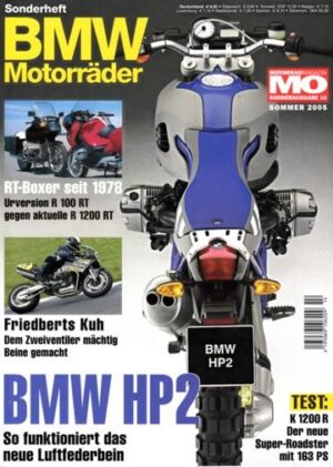 MO BMW Motorräder – K 1200 R, R 1200 RT, R 100 RT, HP2 – Sonderausgabe 14