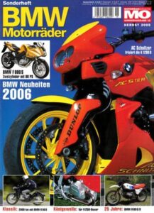 Titelseite: MO BMW Motorräder – HP2, K 1200 R, R 1100 S, R 80 G/S, R 50 S, R 75/5 – Sonderausgabe 15