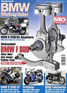 Titelseite: MO BMW Motorräder – R 1200 GS Adventure, K 1200 GT, F 800 – Sonderausgabe 17