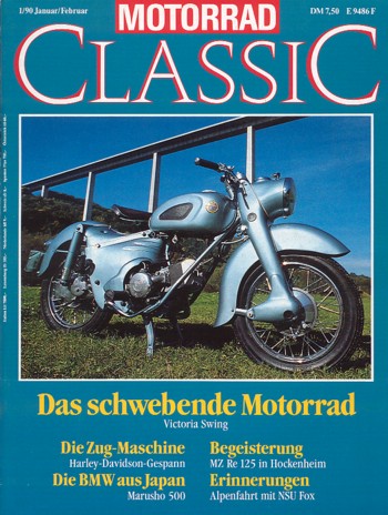 Titelbild einer Zeitschrift der Kategorie Motorrad Classic.