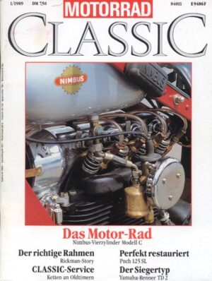 Motorrad Classic 01/1989 – Nimbus-Vierzylinder Modell C; IFA BK 350