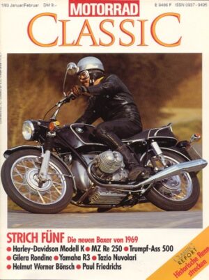 Motorrad Classic 01/1993 – BMW /5-Reihe; Yamaha R3; MZ RE 250