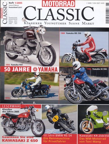 Motorrad Classic 01/2005 – Kawasaki KR 250/350; Norton Model 18; DKW RT 350 S