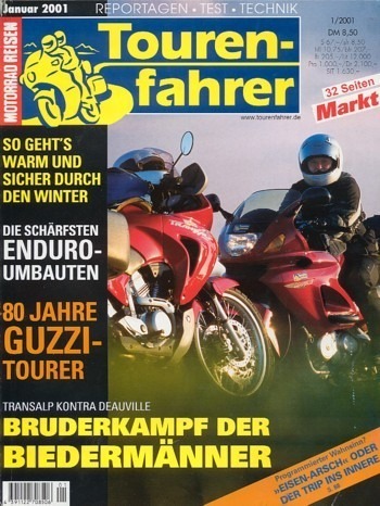Tourenfahrer 1/2001 – Honda NT 650 V Deauville vs. XL 650 V Transalp