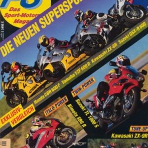 PS 1/1997 – Honda CBR 600 F mit 77 kW (105 PS) im Vergleichstest, Kawasaki ZX-6R Ninja mit 77 kW (105 PS) im Vergleichstest