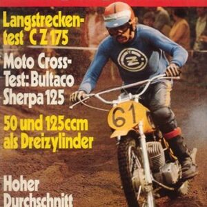 DAS MOTORRAD 1/1972 – Langstreckentest CZ 175; Bultaco Sherpa S 125 im Motocross-Test