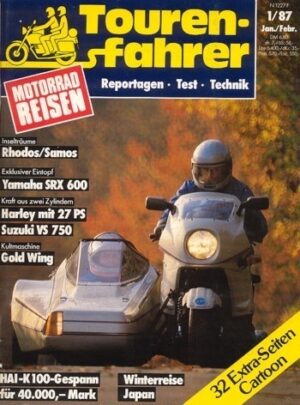 Tourenfahrer 1/1987 – Honda Gold Wing Modell-Historie; Suzuki VS 750