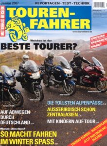 Titelseite: Tourenfahrer 1/2007 – BMW R 1200 RT vs. K 1200 GT und andere im Vergleich