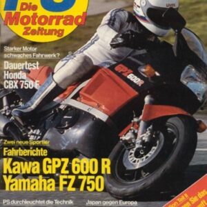 PS 1/1985 – Kawasaki GPZ 600 R mit 55 kW (75 PS) Test & Technik, Honda CR 500 mit 46 kW (63 PS) im Vergleichstest